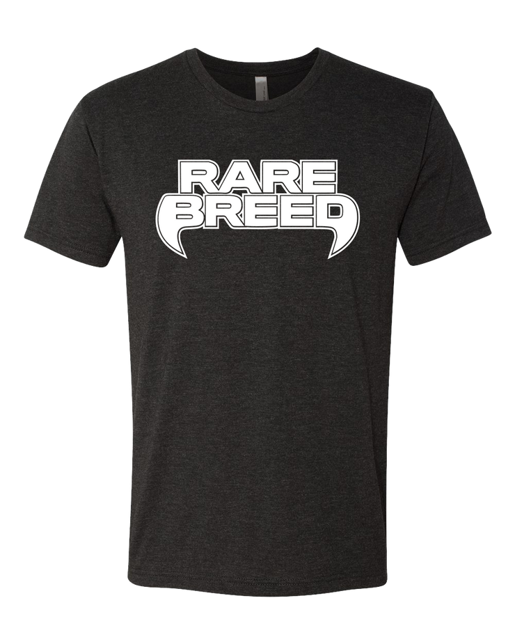 Rare Breed Black with White Outline Tee